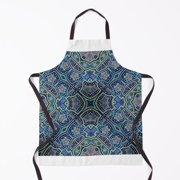 Item preview, Mola work Royal blue Embroidery 4000 designed and sold by ZenArt-Fern.