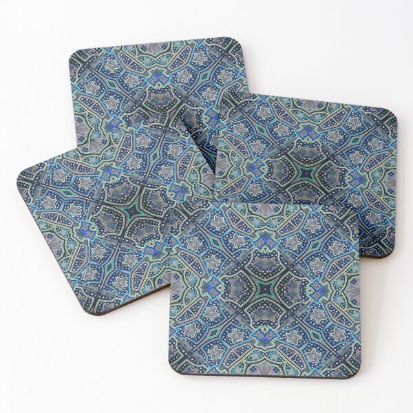 Item preview, Mola work Royal blue Embroidery 4000  designed and sold by ZenArt-Fern.