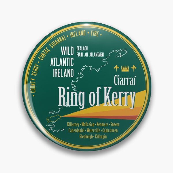 Item preview, Wild Atlantic Way Ring of Kerry Ireland T-Shirt Sticker  designed and sold by ROADTROOPER.