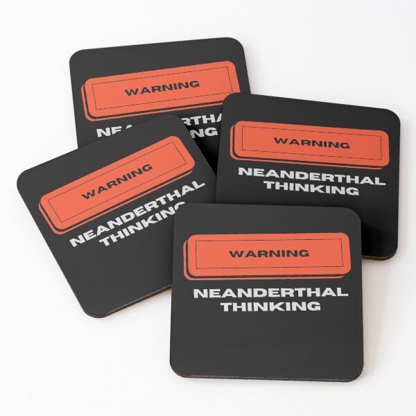 Item preview, Warning Neanderthal Thinking designed and sold by Destine99.