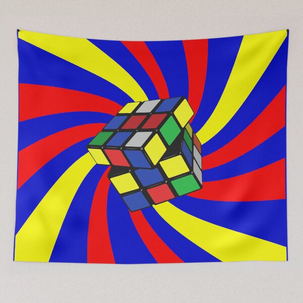 Item preview, Rubiks Cube Speed Twist illusion Blue designed and sold by Shir-designs.