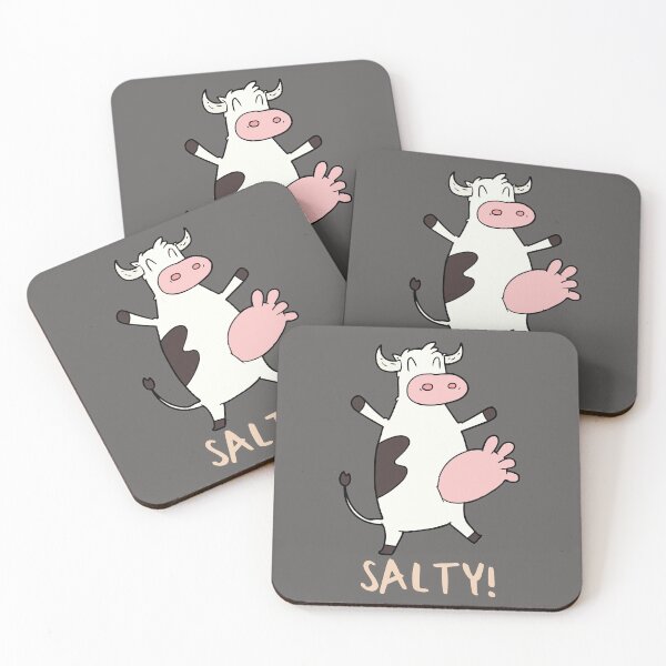 Item preview, Salty Cow. Cartoon image and text 2. designed and sold by JellyBeenzz.