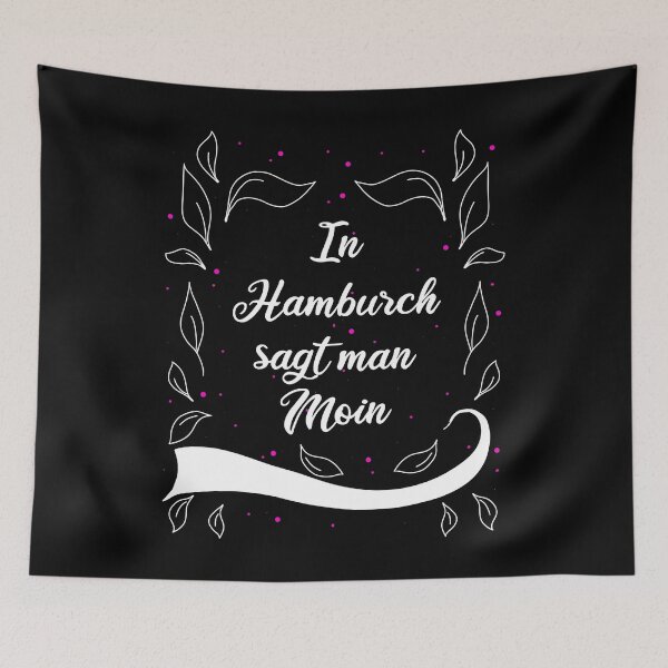 Item preview, In Hamburch They Say Moin Hamburg Saying designed and sold by AOCreativeProd.