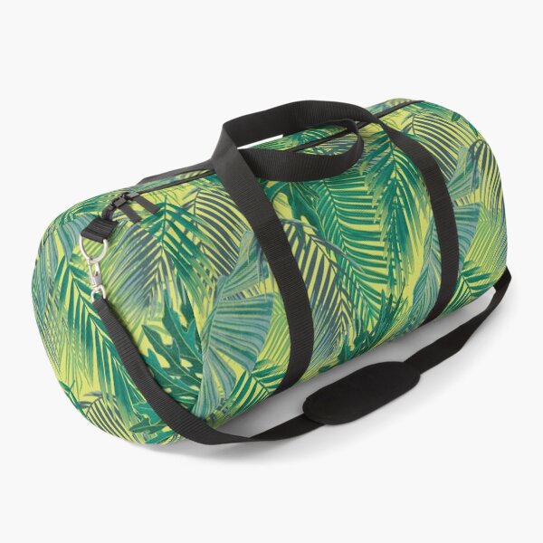 Item preview, Tropical pattern with yellow and green and blue exotic foliage designed and sold by ANAKOTO.