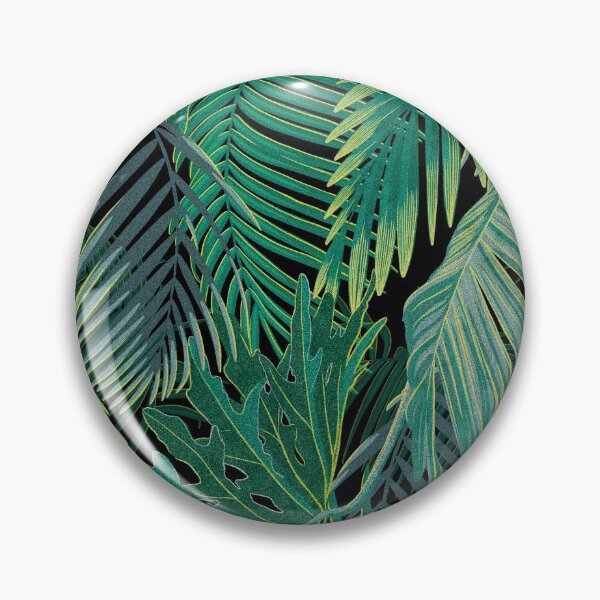 Item preview, Tropical pattern with yellow and green and blue exotic foliage designed and sold by ANAKOTO.