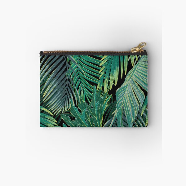 Item preview, Tropical pattern with yellow and green and blue exotic foliage designed and sold by ANAKOTO.