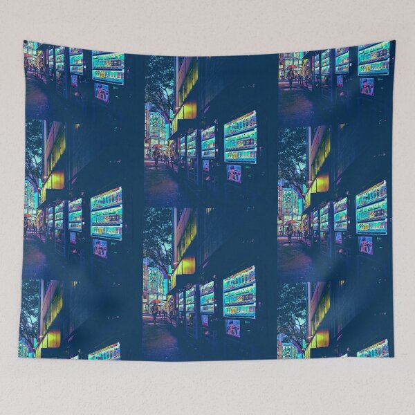 Item preview, Lofi Aesthetic Anime Japan Street Vending Machines designed and sold by Niiyoon's Designs.