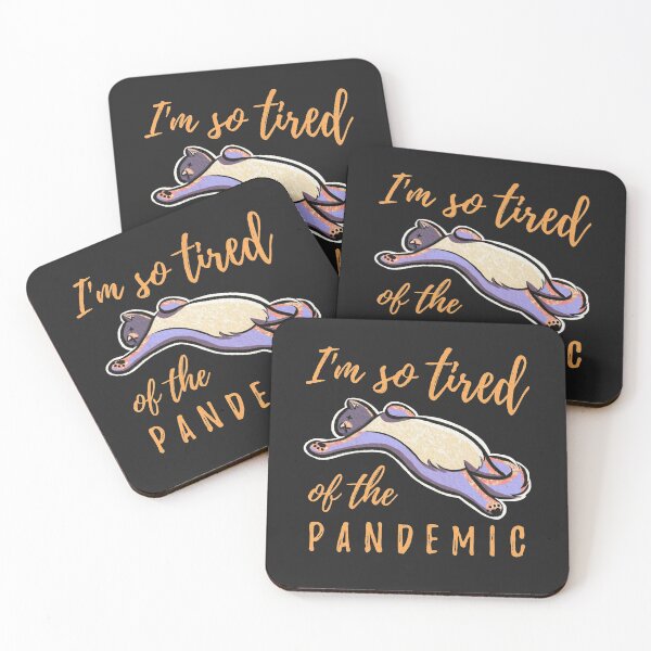 Item preview, I'M SO TIRED OF THE PANDEMIC CAT DESIGN designed and sold by Surreptica.