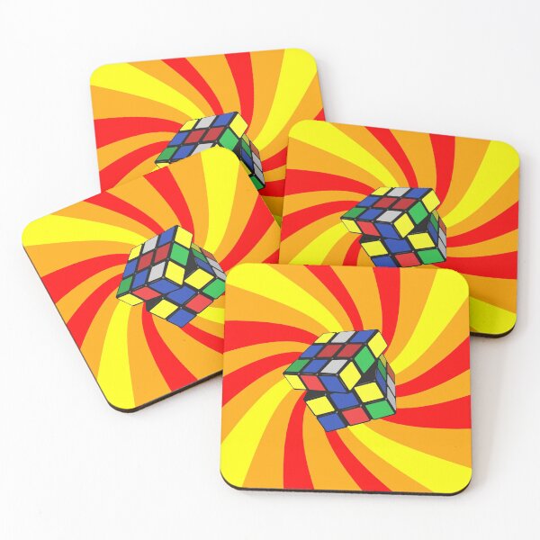 Item preview, Rubiks Cube Speed Twist illusion orange designed and sold by Shir-designs.