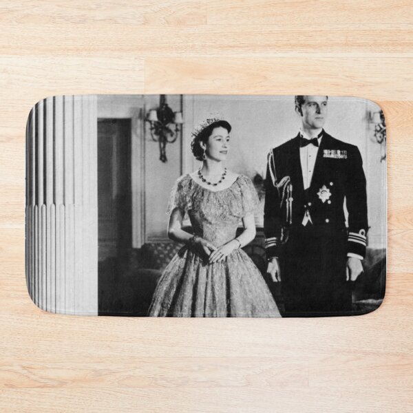 Item preview, Prince Philip and The Queen black and white rip  designed and sold by emcazalet.