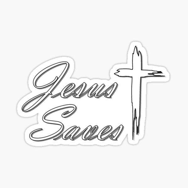 Item preview, Jesus Saves with Spirit Cross designed and sold by WLHmedia.com .