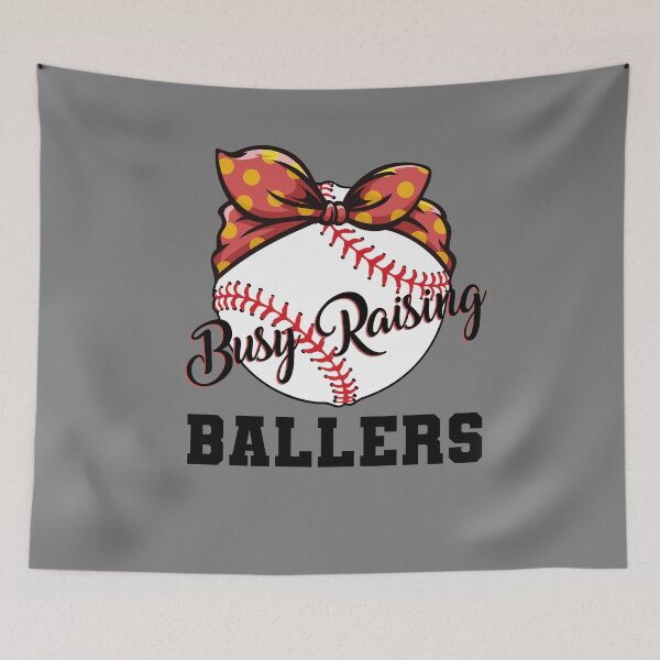 Item preview, Baseball Shirt Women Busy Raising Ballers designed and sold by barayprint.