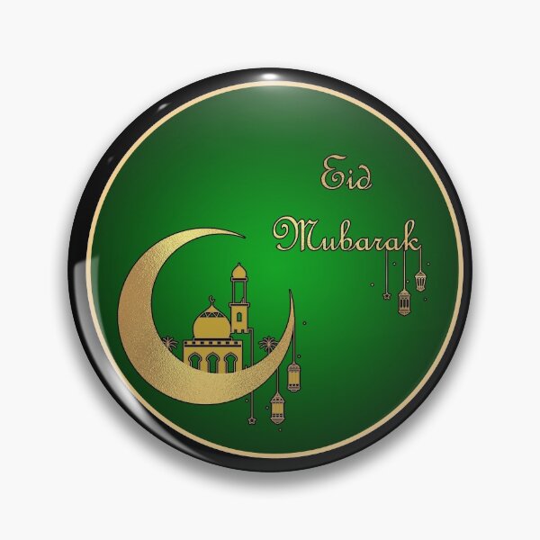 Item preview,  Eid Mubarak - Gold and Green designed and sold by RomeoSketches.