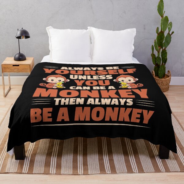 Item preview, Be Yourself Unless You Can Be A Monkey Banana Gorilla Ape Chimpanzee Orangutan Zoo Gorillas Monkeys Desi designed and sold by shirti.