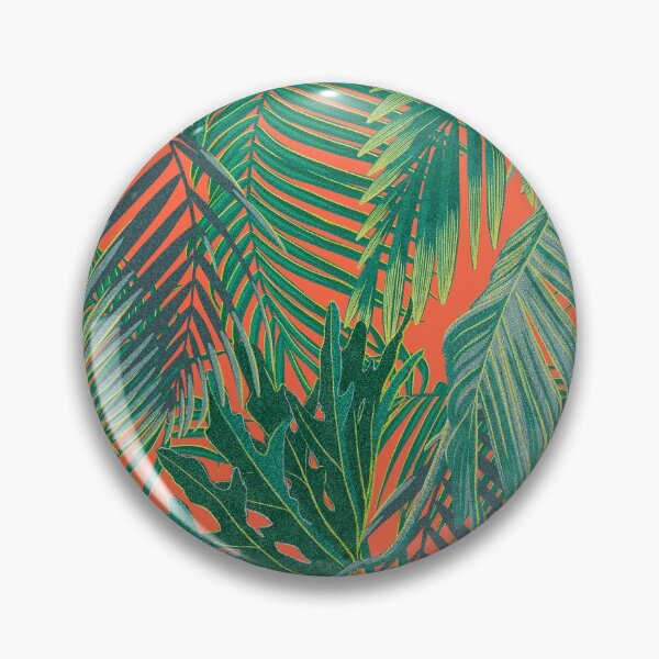 Item preview, Tropical pattern with yellow and green and blue exotic foliage designed and sold by ANAKOTO.
