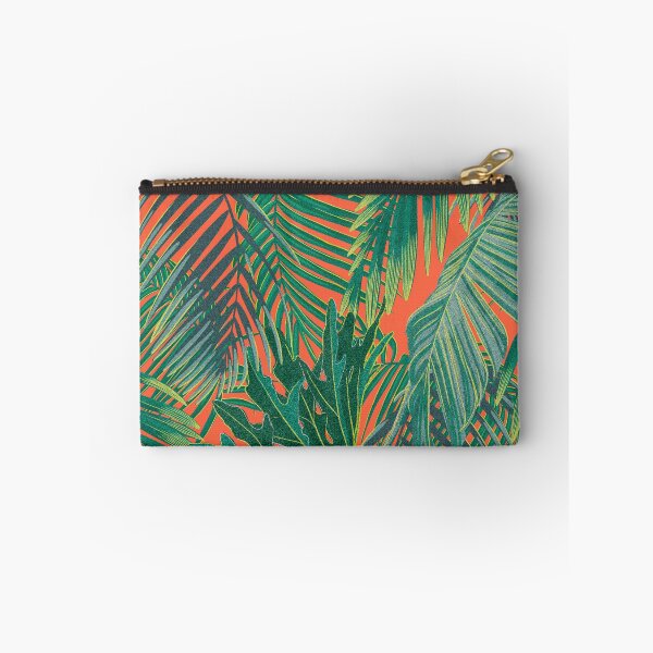 Item preview, Tropical pattern with yellow and green and blue exotic foliage designed and sold by ANAKOTO.