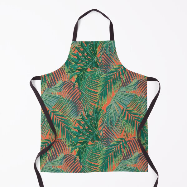 Item preview, Tropical pattern with yellow and green and blue exotic foliage designed and sold by ANAKOTO.