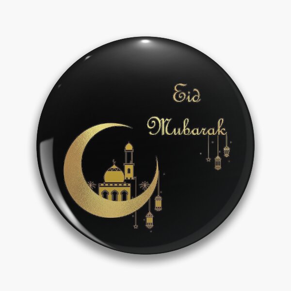 Item preview,   Eid Mubarak - Gold and Black designed and sold by RomeoSketches.