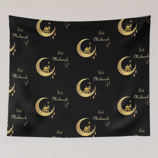 Item preview,   Eid Mubarak - Gold and Black designed and sold by RomeoSketches.
