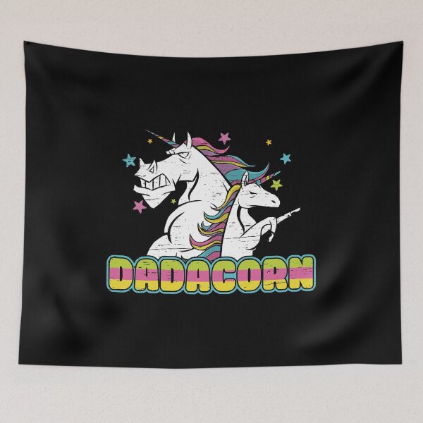 Item preview, Dadacorn Fairy Tale Father's Day Daddy Papa Rainbow Unicorn Unicorn Magical Myth Creature Fantasy Legend Fairy designed and sold by shirti.