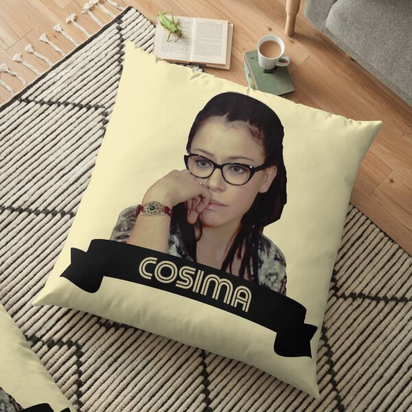 Cosima OrphanBlack CloneClub Sestras Clone Club Orphan Black Fanart Floor Pillow