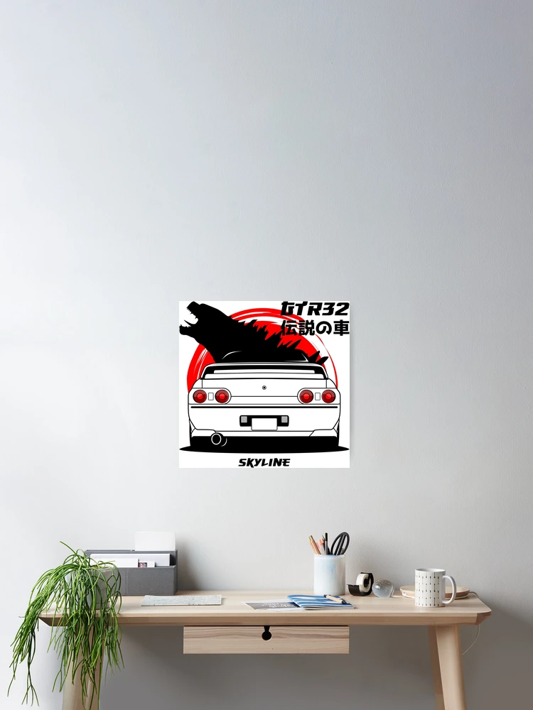Thumbnail 2 of 3, Poster, JDM Rear R32 designed and sold by goldentuners.