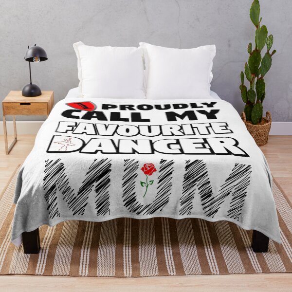 Item preview, I PROUDLY CALL MY FAVOURITE DANCER MUM white - MOTHER'S DAY UK designed and sold by KoolDsignsDANCE.
