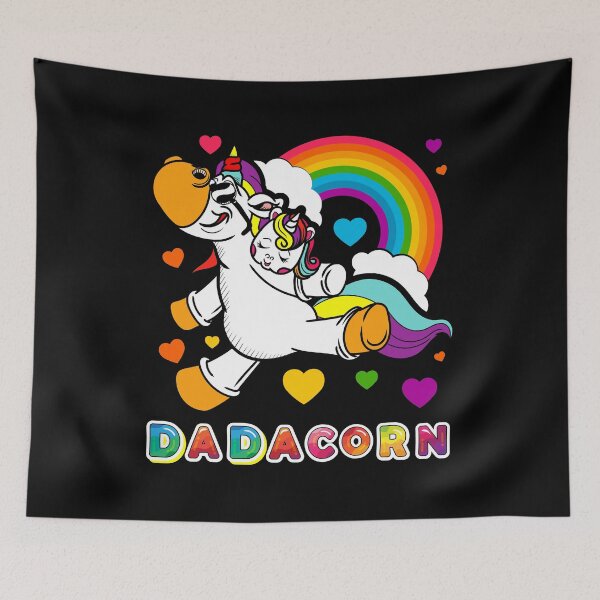 Item preview, Dadacorn Fairy Tale Father's Day Daddy Papa Rainbow Unicorn Unicorn Magical Myth Creature Fantasy Legend Fairy designed and sold by shirti.