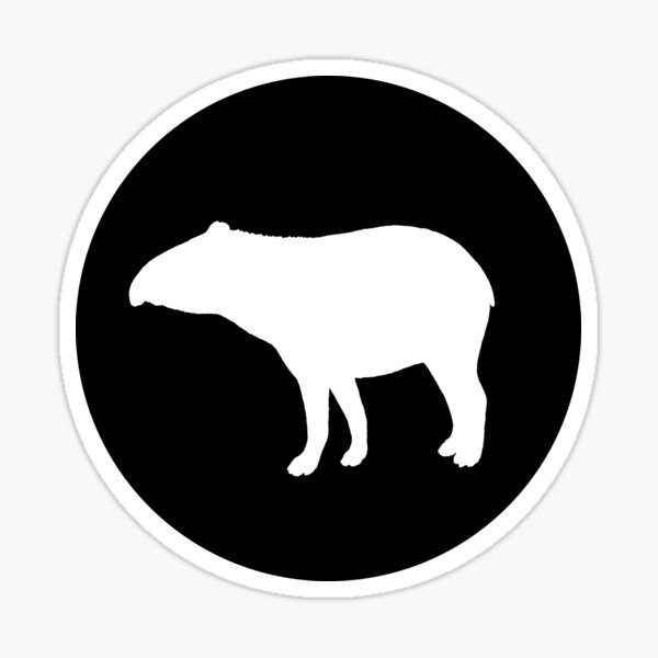 Vista previa del artículo con la obra «Tapir», diseñado y vendido por DelirusFurittus.