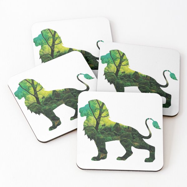 Item preview, Lion in the Green Forest designed and sold by Snilfen.