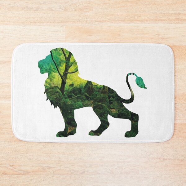Item preview, Lion in the Green Forest designed and sold by Snilfen.