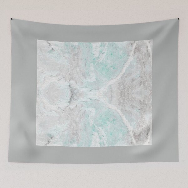 Item preview, Teal and White Light Marble designed and sold by Latorih10.