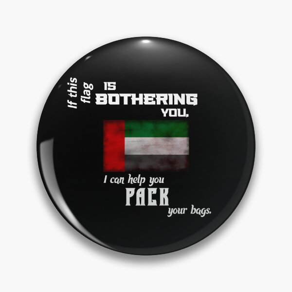 Item preview, Emirati flag - pack your bags designed and sold by 2Girls1Shirt.