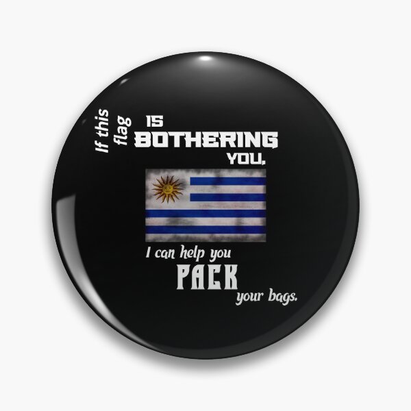 Artikelvorschau, Uruguayische Flagge - packen Sie Ihre Koffer entworfen und verkauft von 2Girls1Shirt.
