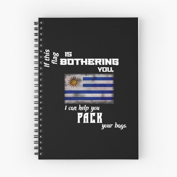 Artikelvorschau, Uruguayische Flagge - packen Sie Ihre Koffer entworfen und verkauft von 2Girls1Shirt.