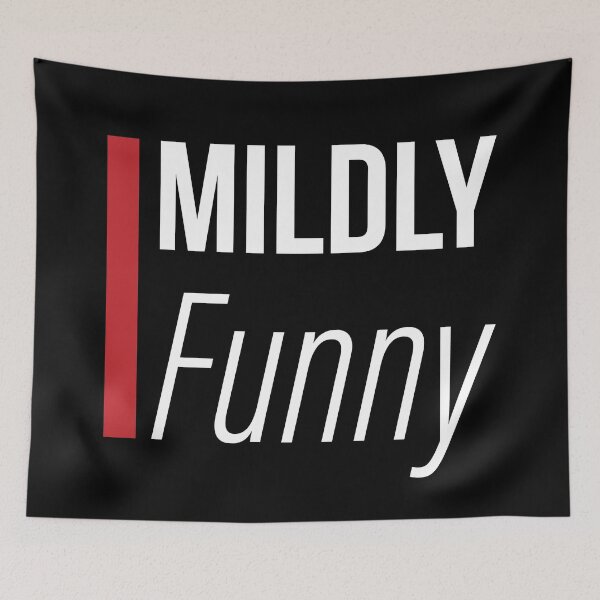 Item preview, Mildly Funny Text Design white designed and sold by Kirovair.