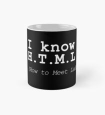 I Know HTML Mug