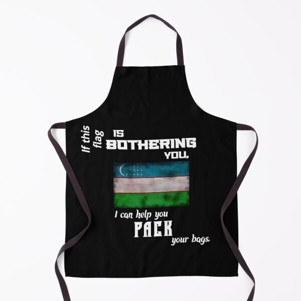 Artikelvorschau, Usbekische Flagge - packen Sie Ihre Koffer entworfen und verkauft von 2Girls1Shirt.