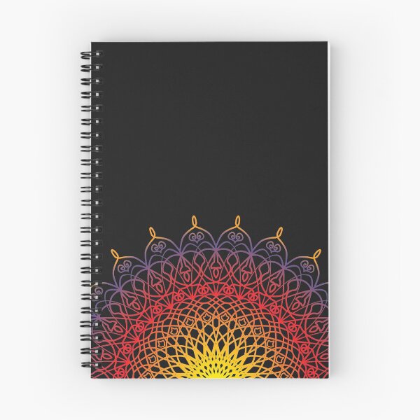 Item preview, Warm Colors Gradient Mandala designed and sold by ShyOwlet.
