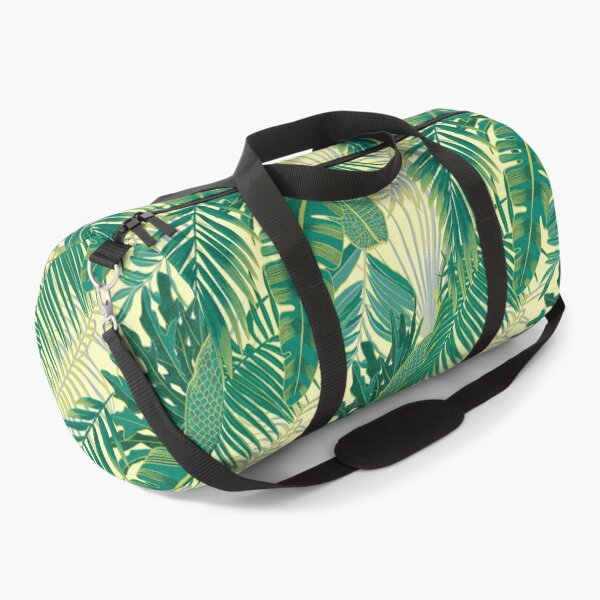 Item preview, Tropical pattern with yellow and green and blue exotic foliage designed and sold by ANAKOTO.