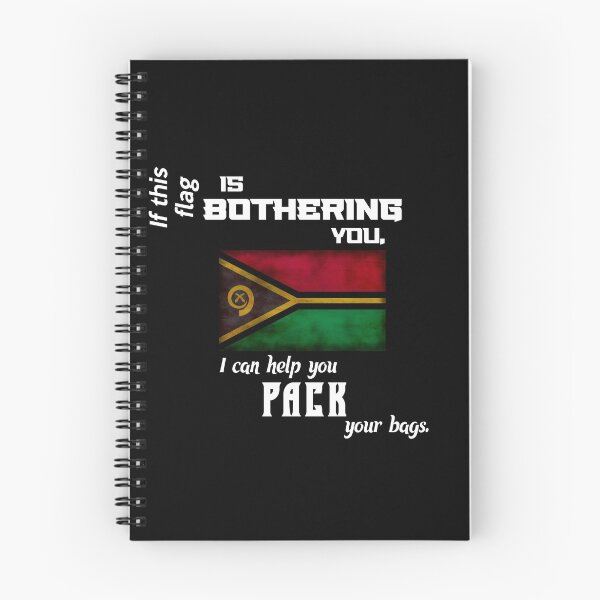 Item preview, Vanuatu flag - pack your bags designed and sold by 2Girls1Shirt.