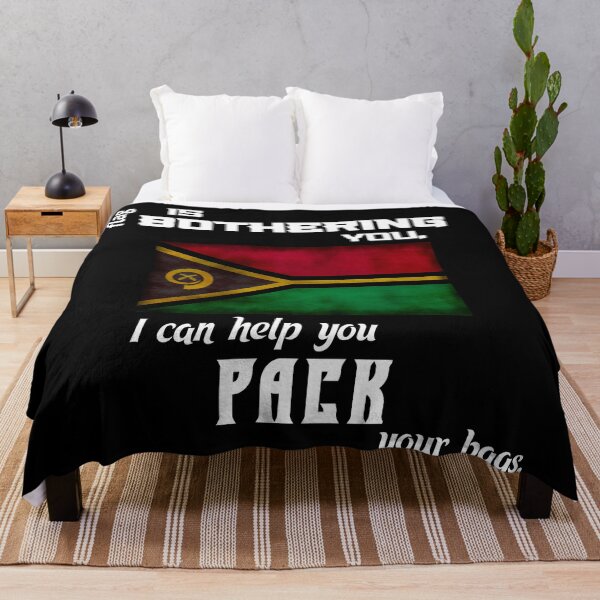 Item preview, Vanuatu flag - pack your bags designed and sold by 2Girls1Shirt.