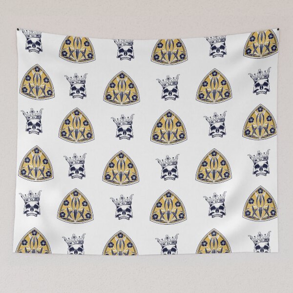 Item preview, Skull with crown and Shield Pattern | Biker Design designed and sold by beanibooi.