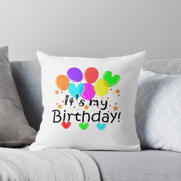 Item preview, Its my birthday Cute colored flying balloons gift designed and sold by Graciouss.