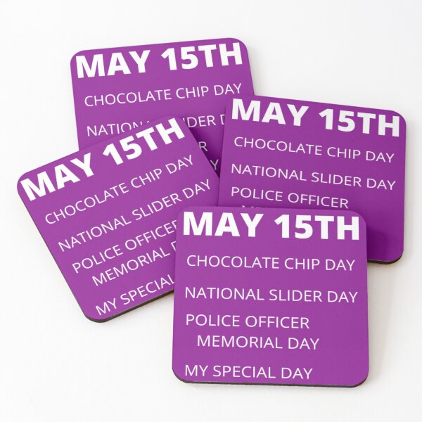 Item preview, Daily holidays - May 15th designed and sold by edwardtiptonart.