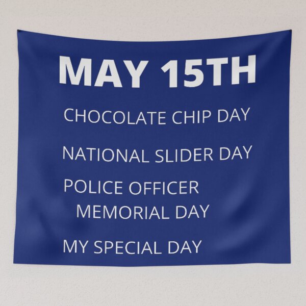 Item preview, Daily holidays - May 15th designed and sold by edwardtiptonart.