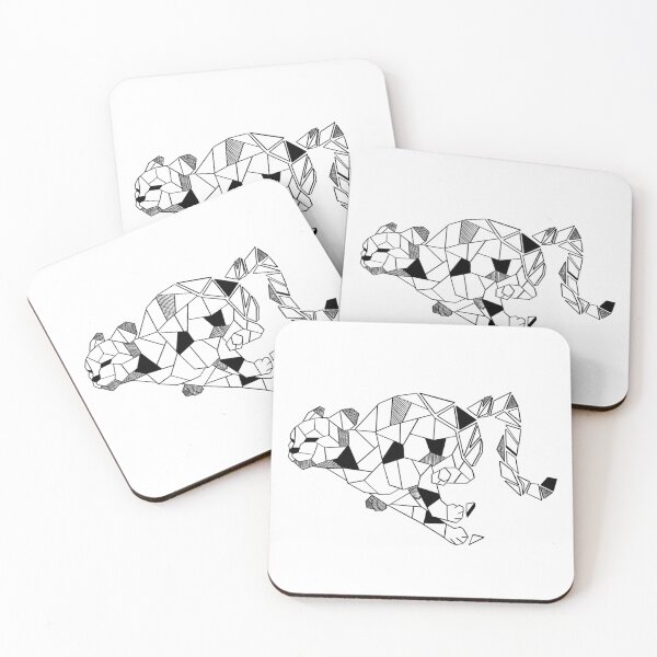 Item preview, Cat Geometric Design Black Outline designed and sold by slartje.