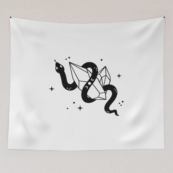Item preview, Snake and crystals designed and sold by AlekseliArt.