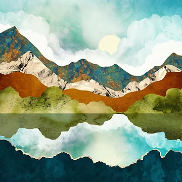 Artwork thumbnail, Spring Mountains by spacefrogdesign
