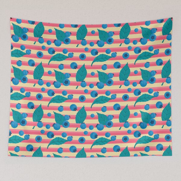 Aperçu de l'œuvre Motif de myrtille mélancolique créée et vendue par Simplulina.
